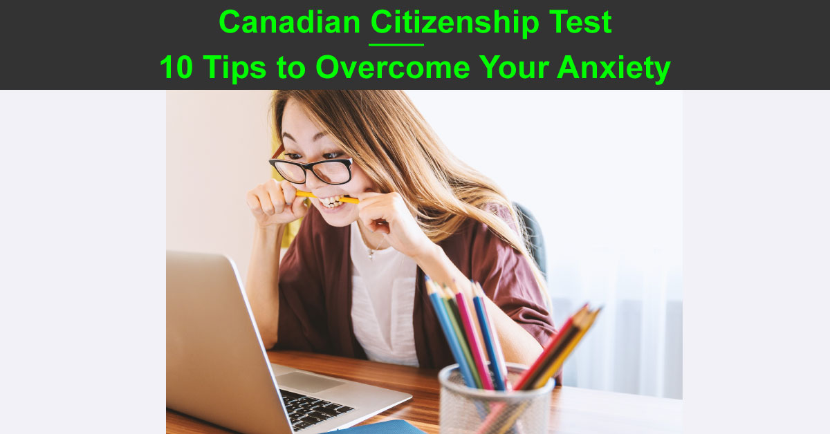 Canadian citizenship test anxiety
